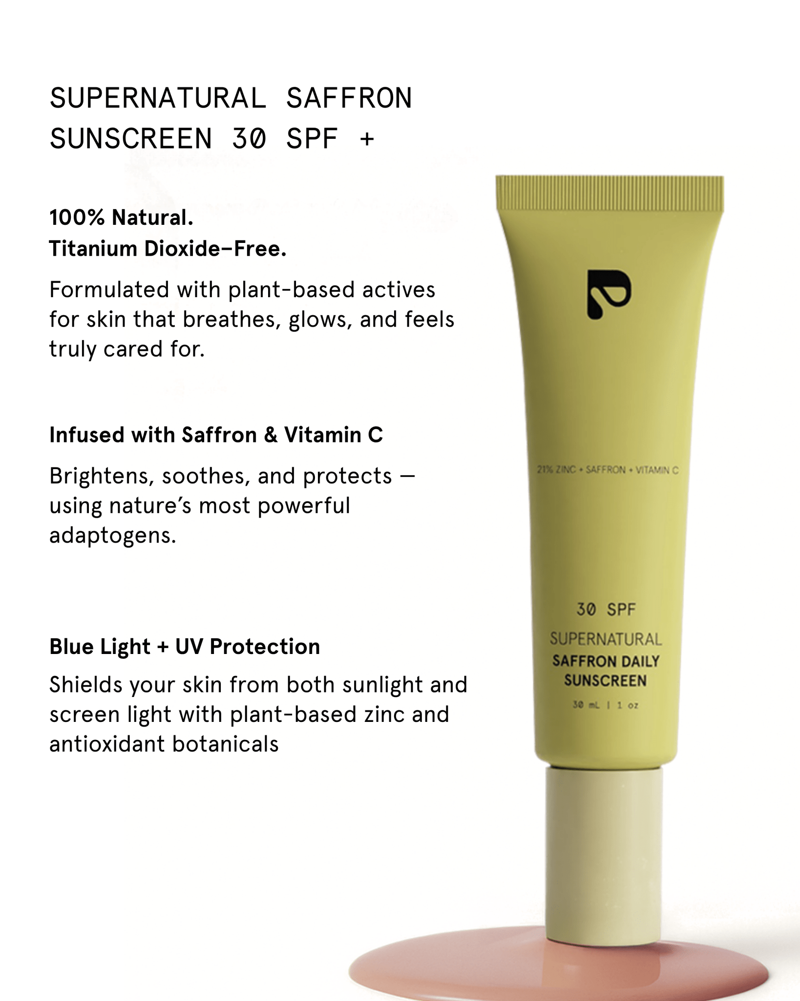 SUPERNATURAL SAFFRON DAILY SUNSCREEN